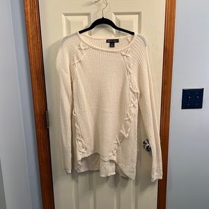 Large cream sweater by What’s next